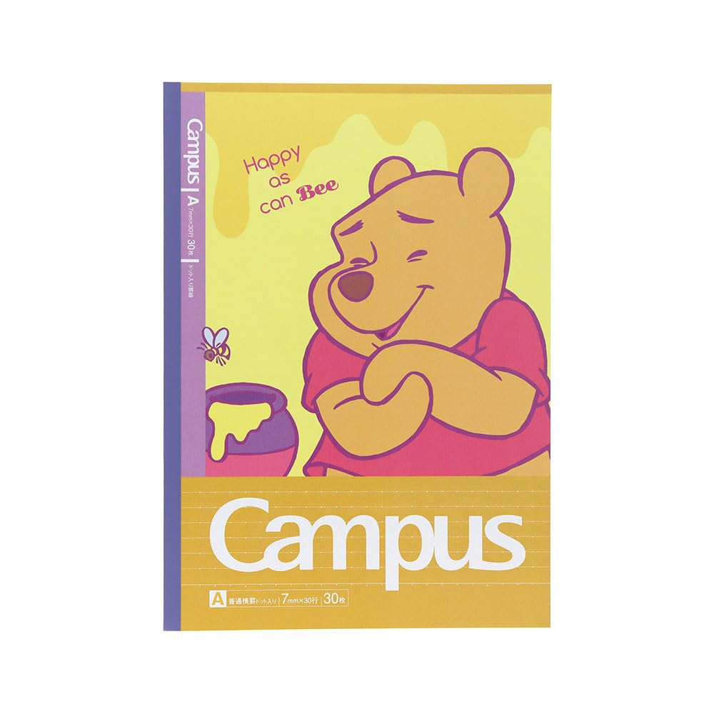 Sun-Star Stationery Disney Goods Campus Notebook 5-Book Pack Dot A-lined Disney Collection S2691779