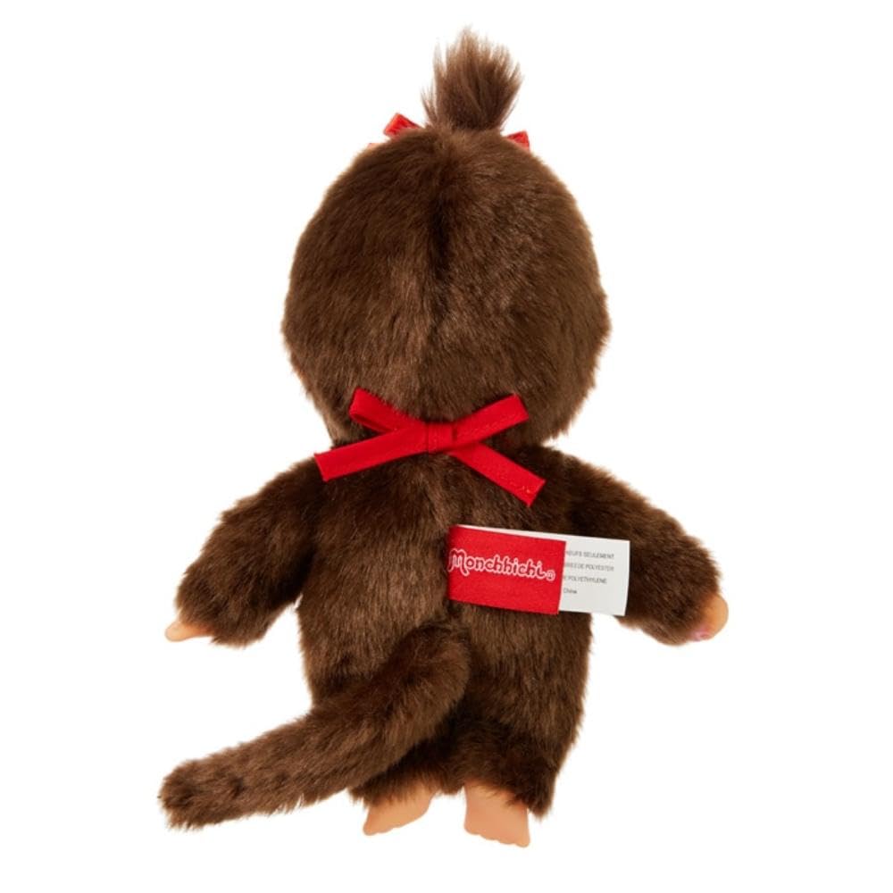 Sekiguchi Monchhichi Premium Standard S Brown Girl 251094 H21.5 x W13 x D7.5cm