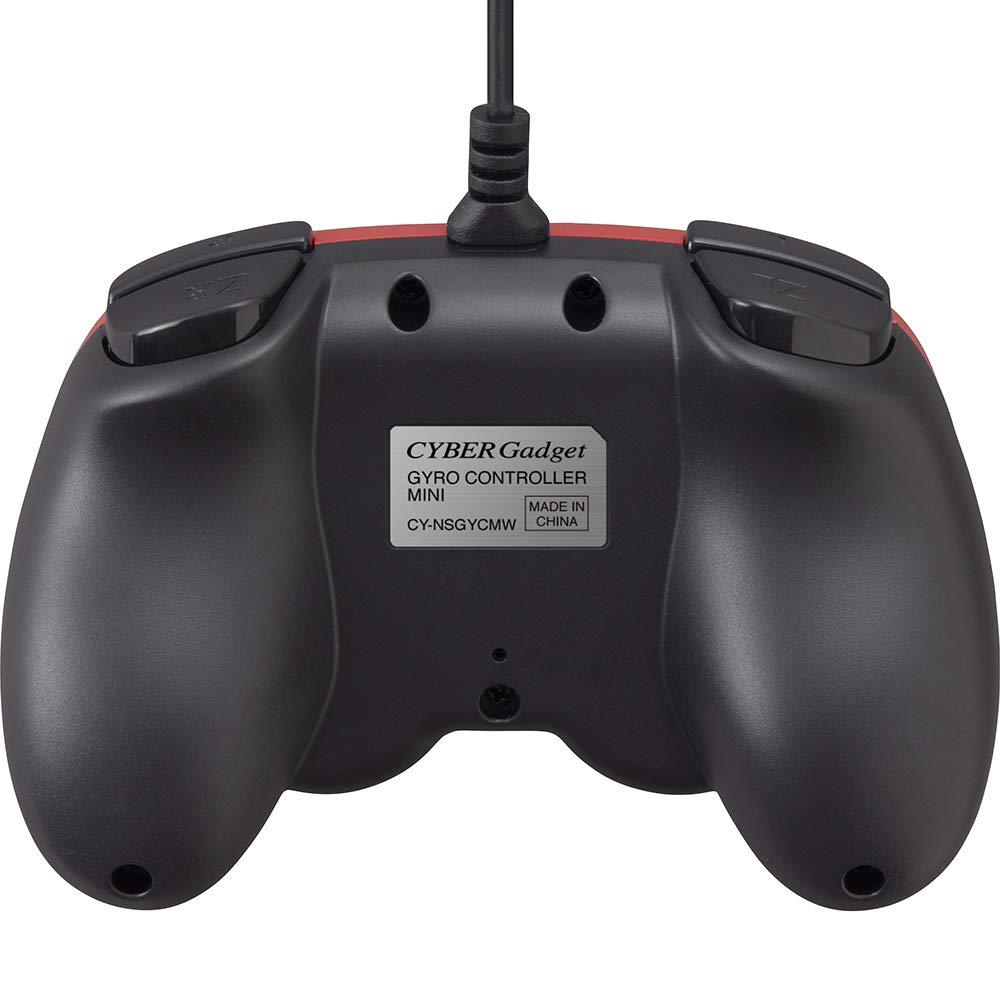 CYBER Gyro Controller Mini Wired Type สำหรับ Nintendo Switch สีแดง
