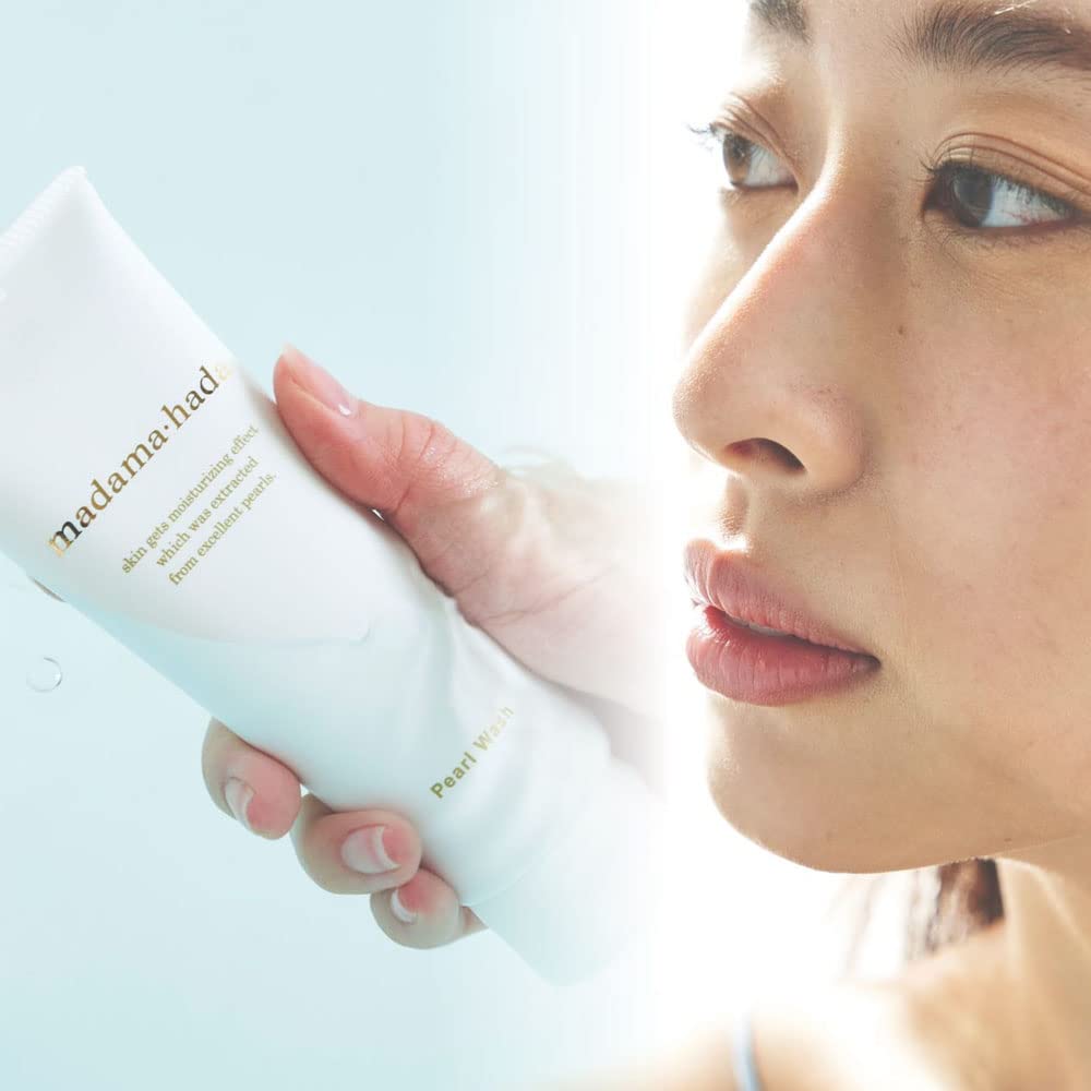 madama・hada 진주 워시 세안제 바다 진흙 성분·진주 배합 120g