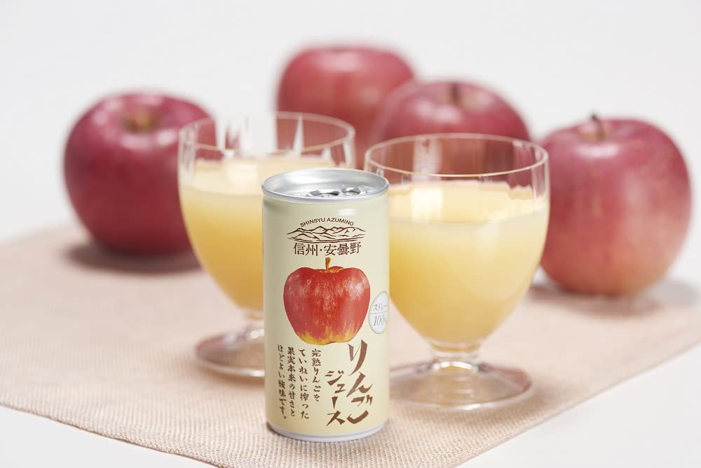 Gold Pack Straight Shinshu/Azumino Apple Juice 190g x 30 bottles