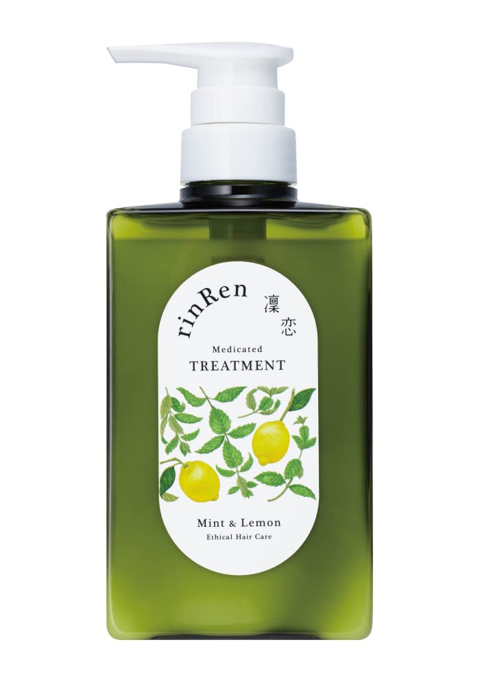 [Medicated Scalp Care] RinRen Treatment Mint & Lemon 400mL