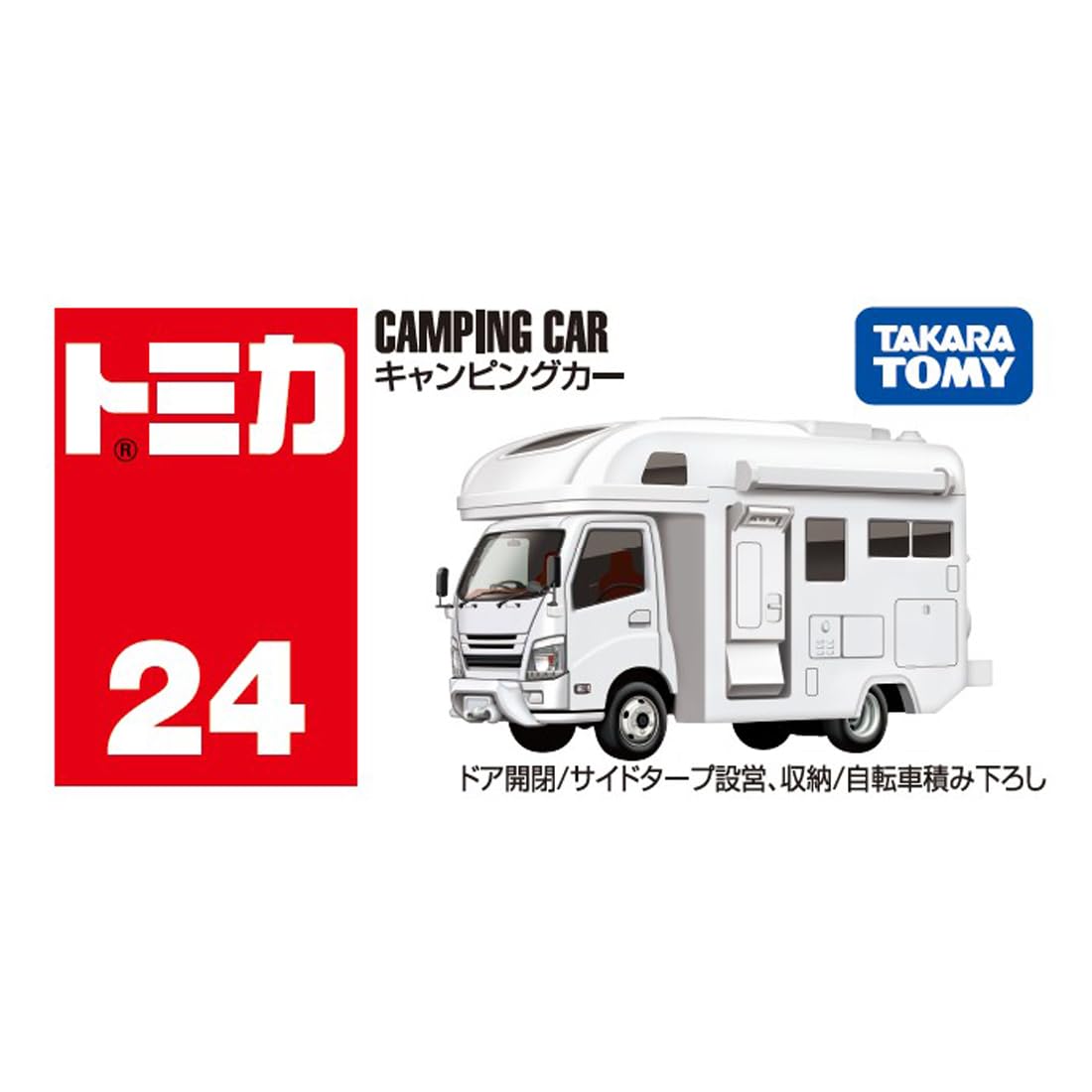 TAKARA TOMY Tomica No.24 Camper Mini Car Toy อายุ 3+