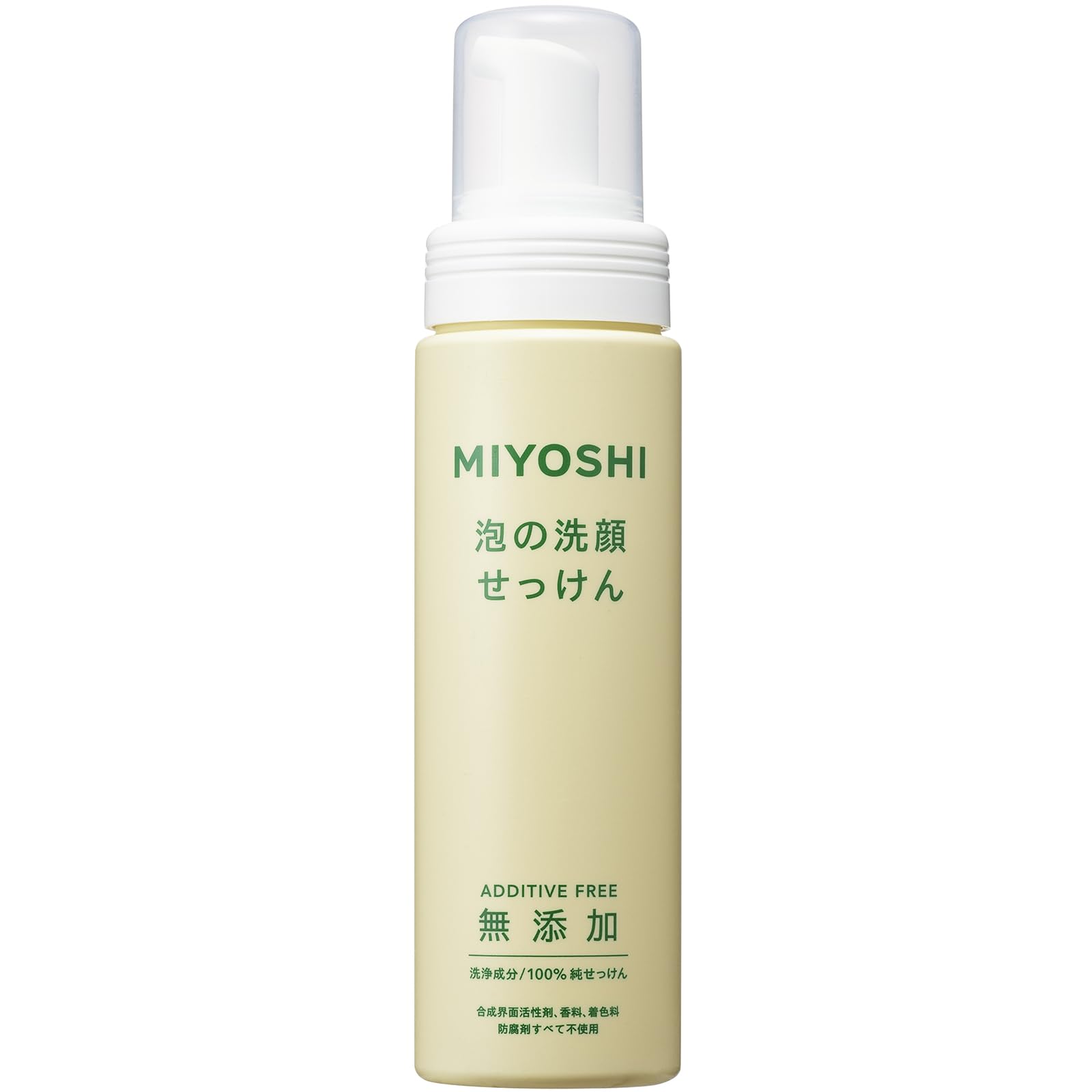 MIYOSHI 무첨가 거품 세안 비누 200mL