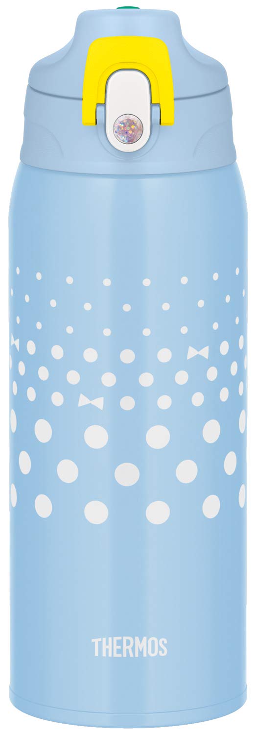 Thermos Water Bottle Vacuum Insulated 2-Way Bottle 0.8L/0.83L Mint Dot FJJ-800WF MTD