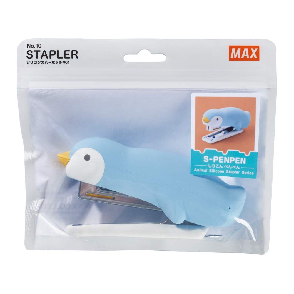 Max Stapler Silicone Cover Stuffed Sea Creatures Penguin HD-10NX/S PG
