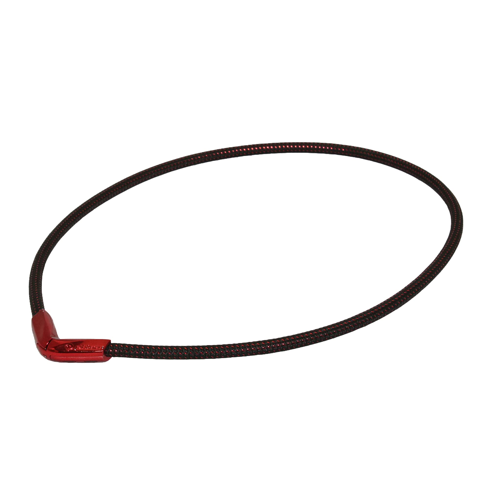 phiten necklace RAKUWA neck X50 V type metallic red 50cm