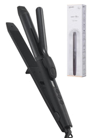 TESCOM Hair Iron Iron 32mm Straight/Curl 2way Nano Ceramic Coating 120-200℃ Temperature Adjustment/Lock/Memory Compatible with Overseas Auto Off Heat Resistant Pouch 1.7m Black TW363A-K