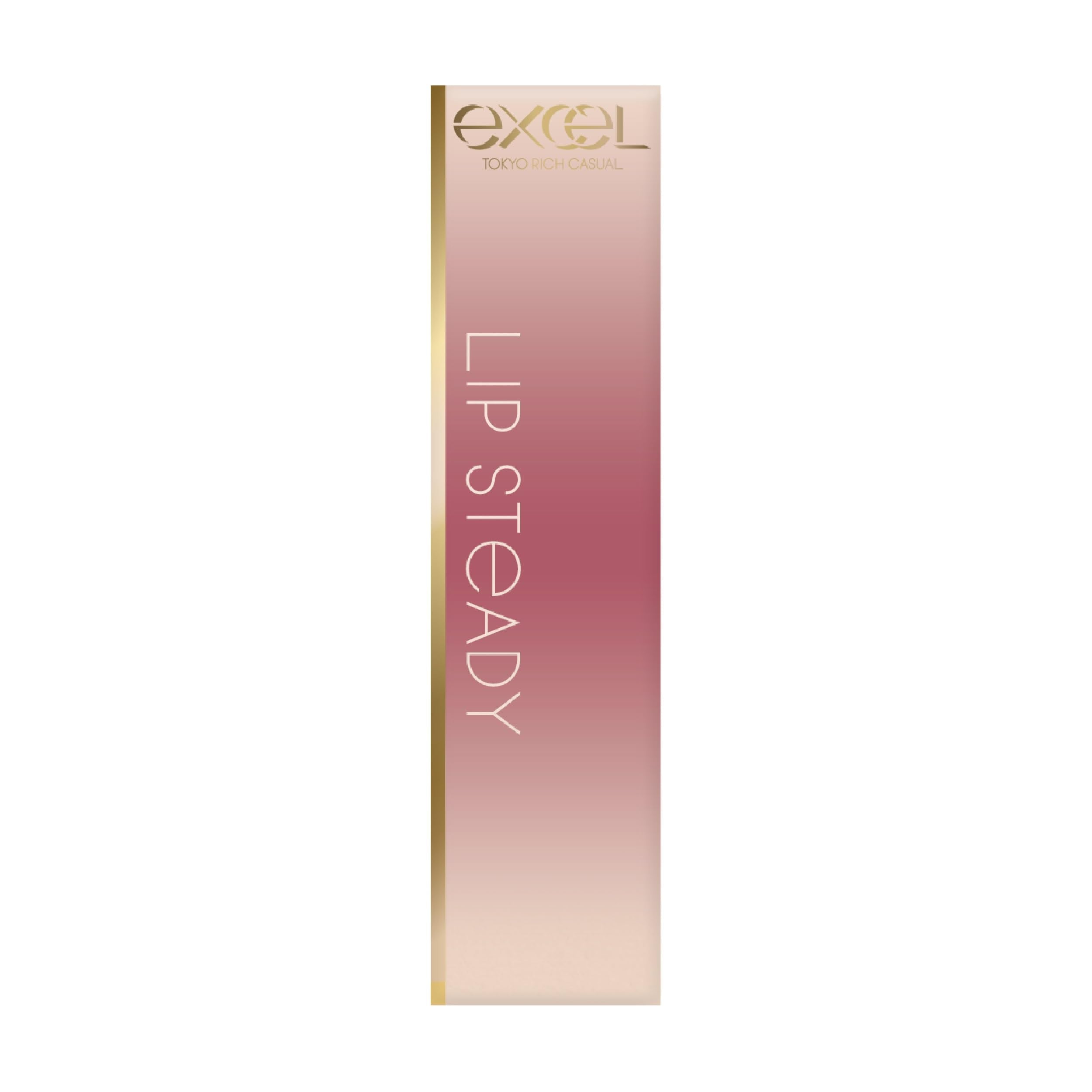 excel Lip Steady SD01 Bridesmaid Lipstick Mucous membrane Hard to remove Beige Plump effect