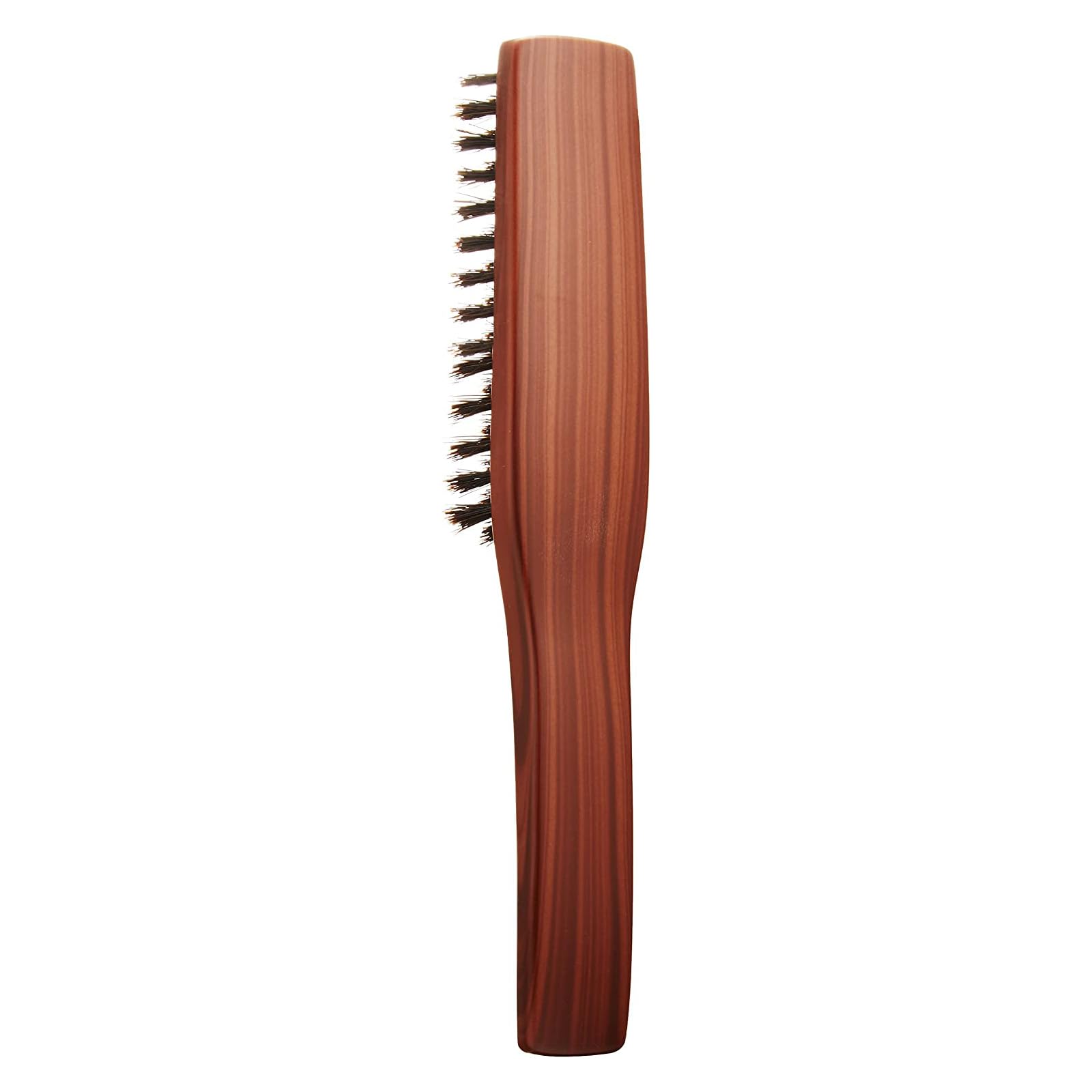 Beth 100% Natural Pig Bristle Hair Brush (5 Lines for Brushing) Brown 1 Piece