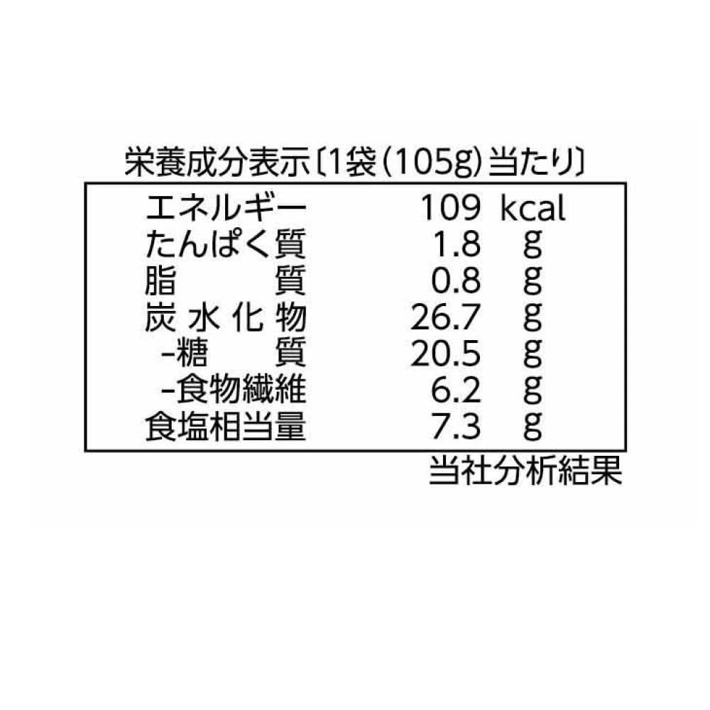 วากาเมะต้นกำเนิดคุณค่านาโทริ 105กรัม x 5 ซอง [พลังงาน 109kcal, ไขมัน 0.8กรัม, คาร์โบไฮเดรต 26.7กรัม (คาร์โบไฮเดรต 20.5กรัม, ใยอาหาร 6.2กรัม) *ต่อถุง]