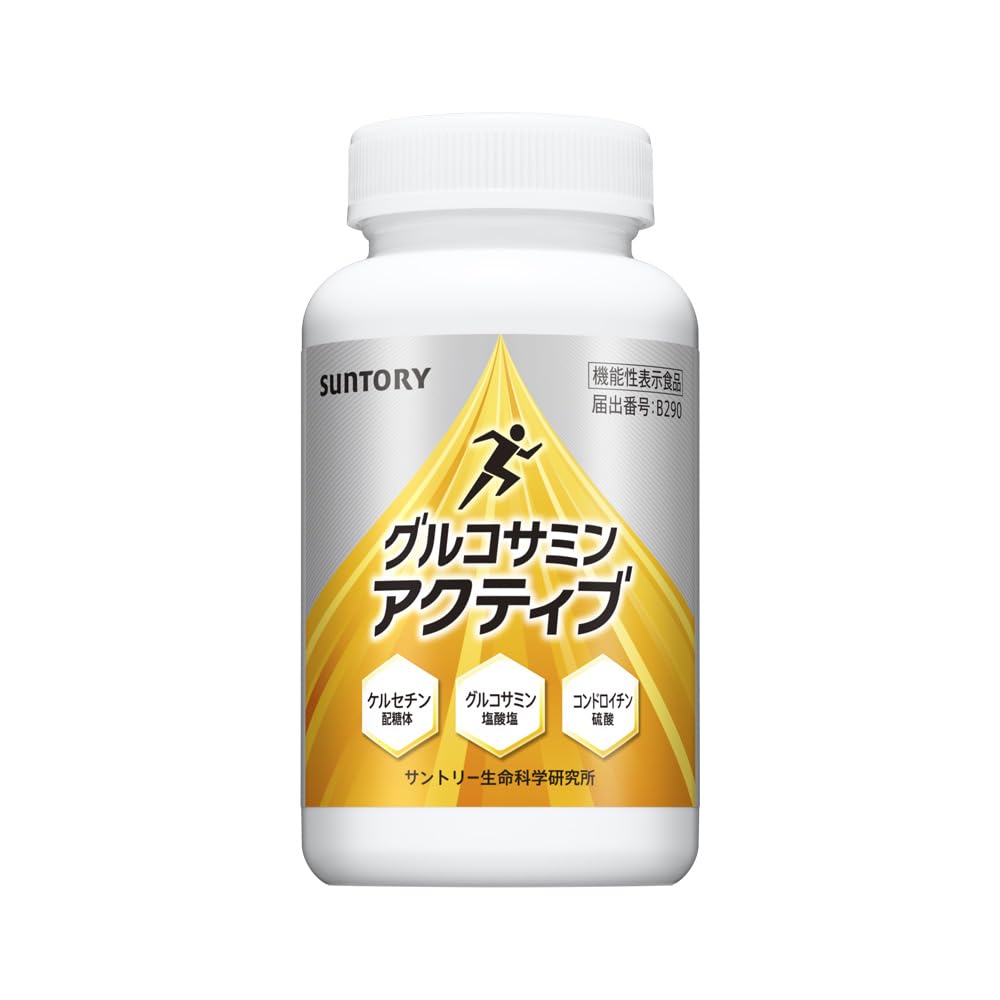 Suntory Glucosamine Active Food with Functional Claims Chondroitin Knee Supplement Supplement (360 tablets/approximately 60 days supply)