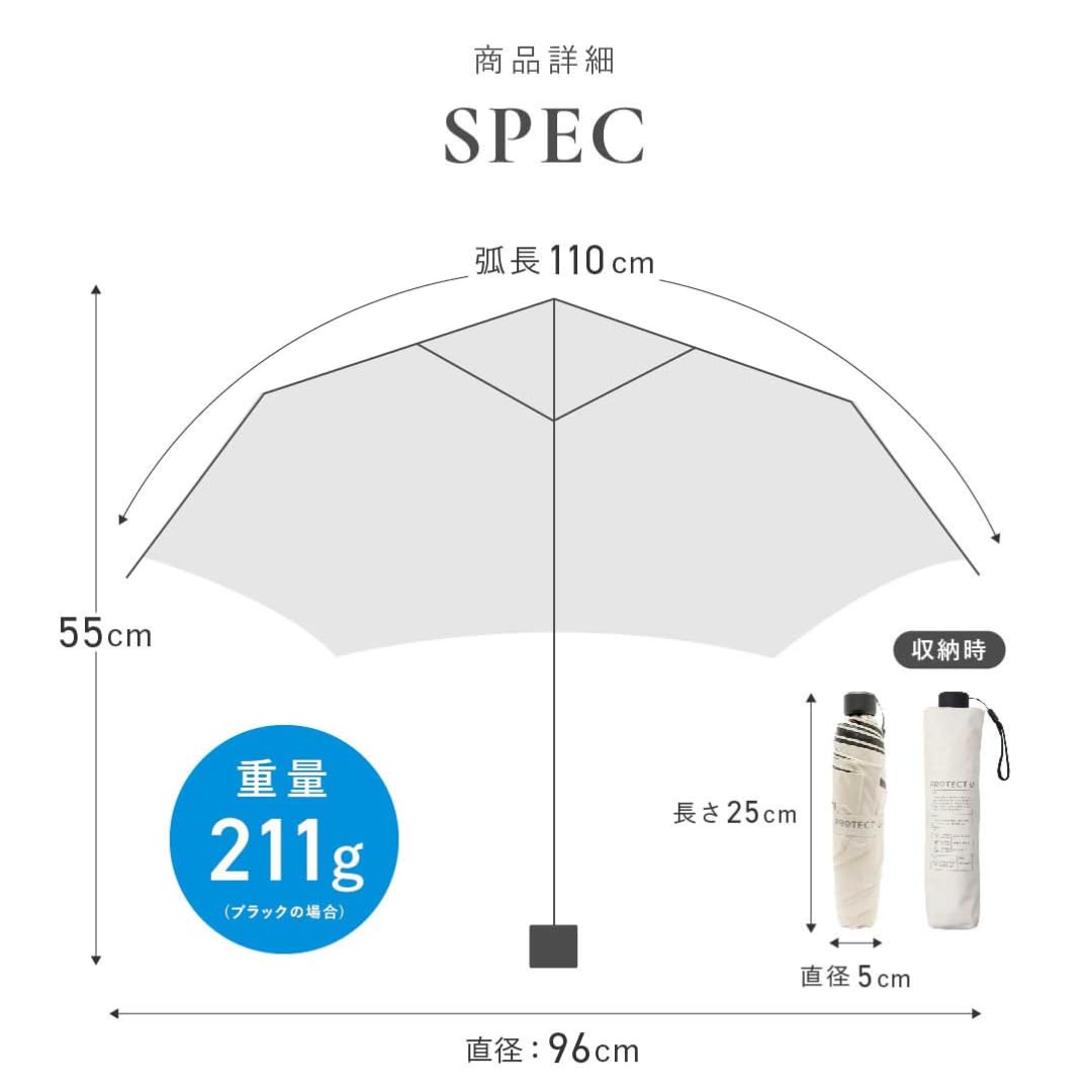 -19.7℃ 프로텍트유 접이식 양산 완전 차광 UV 컷율99.9%
