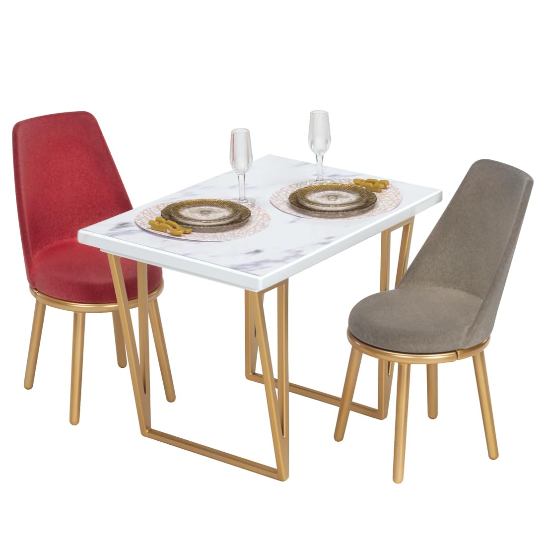 TAKARA TOMY Licca-chan LF-09 Interior Coordination Dining Table Set (Francfranc Collaboration) Dress-up Play Toy Ages 3+