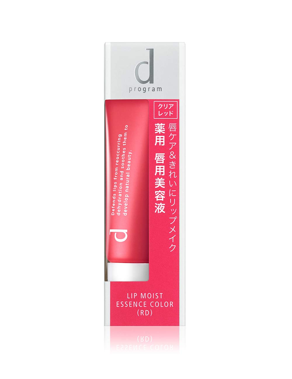d Program Lip Moist Essence Color RD Clear Red For Delicate Lips 10g