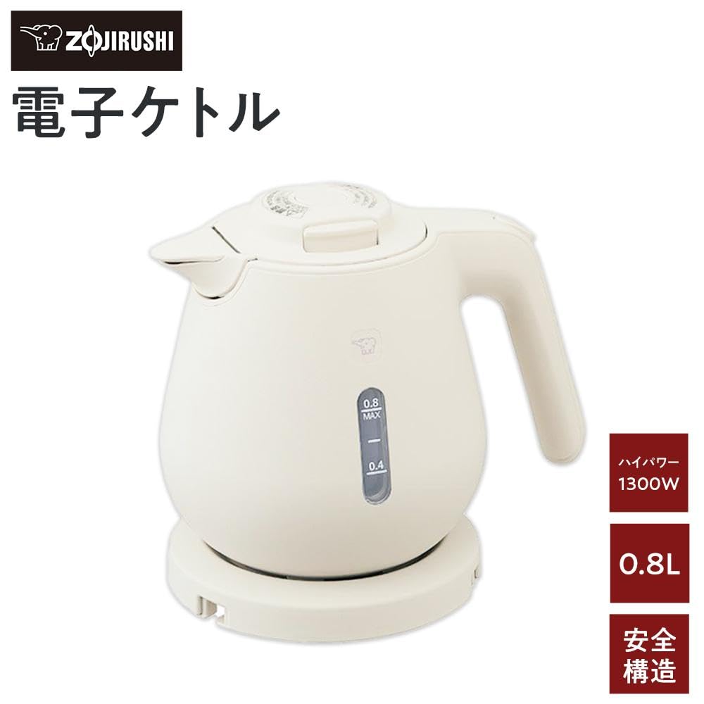 Zojirushi Mahobin Electric Kettle 0.8L Beige CK-DB08-CA