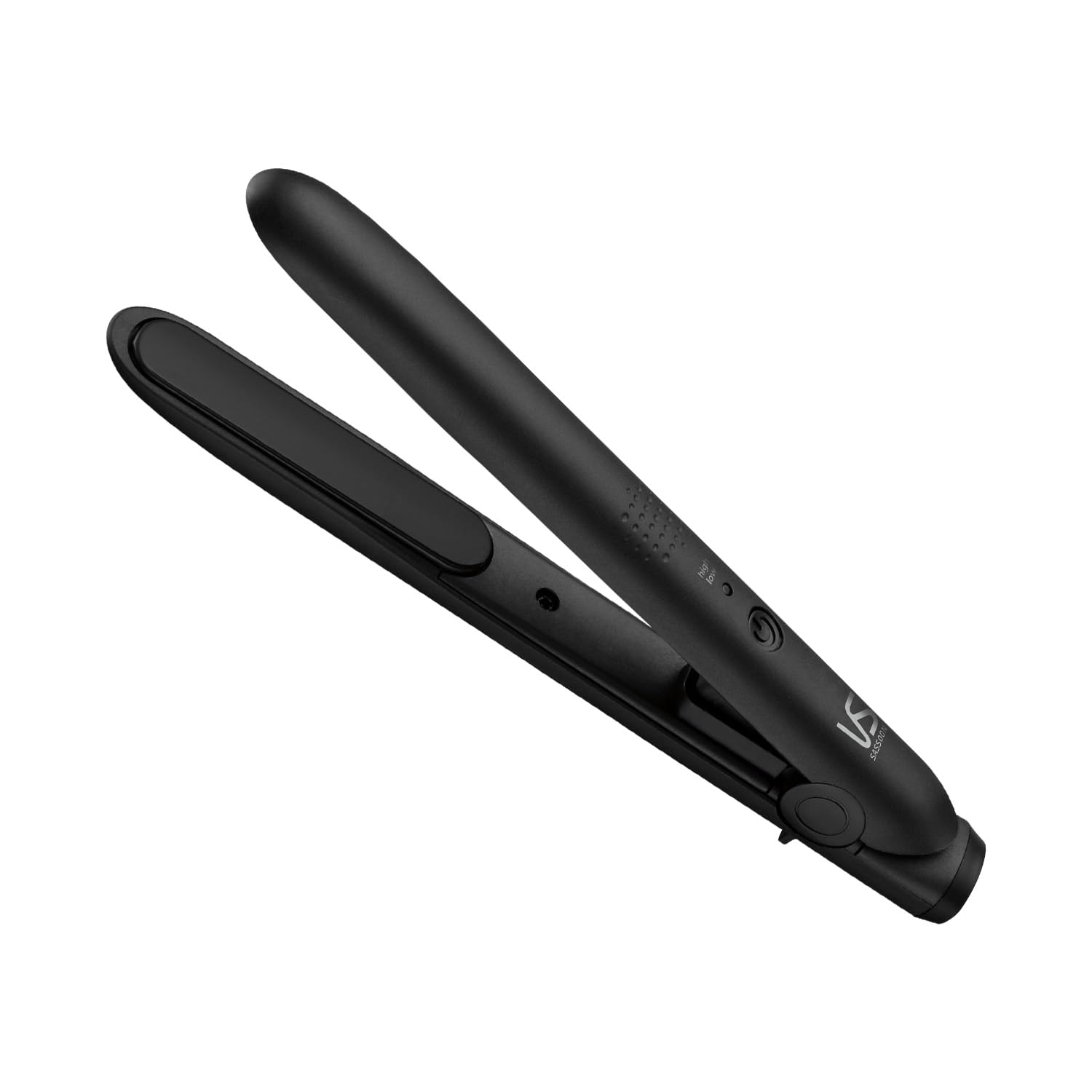 Vidal Sassoon Hair Iron, Mobile Straight Iron, USB Powered, Compatible with Overseas, 2 Level Temperature Adjustment, Comes with Pouch, Black VSI-1051/KJ