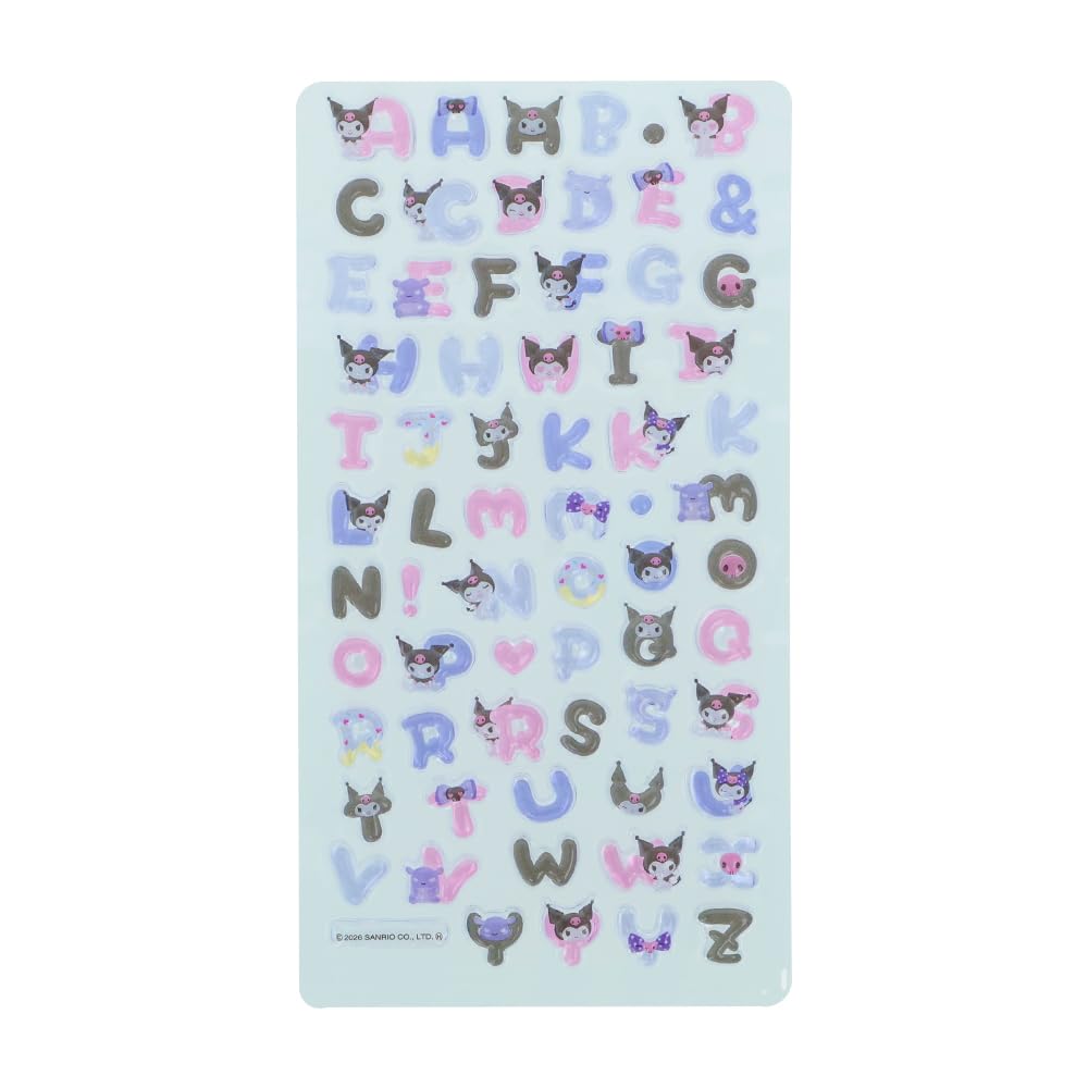선스타 문구(Sun-Star Stationery) 봉봉 드롭 씰 산리오 모지【4개 세트】