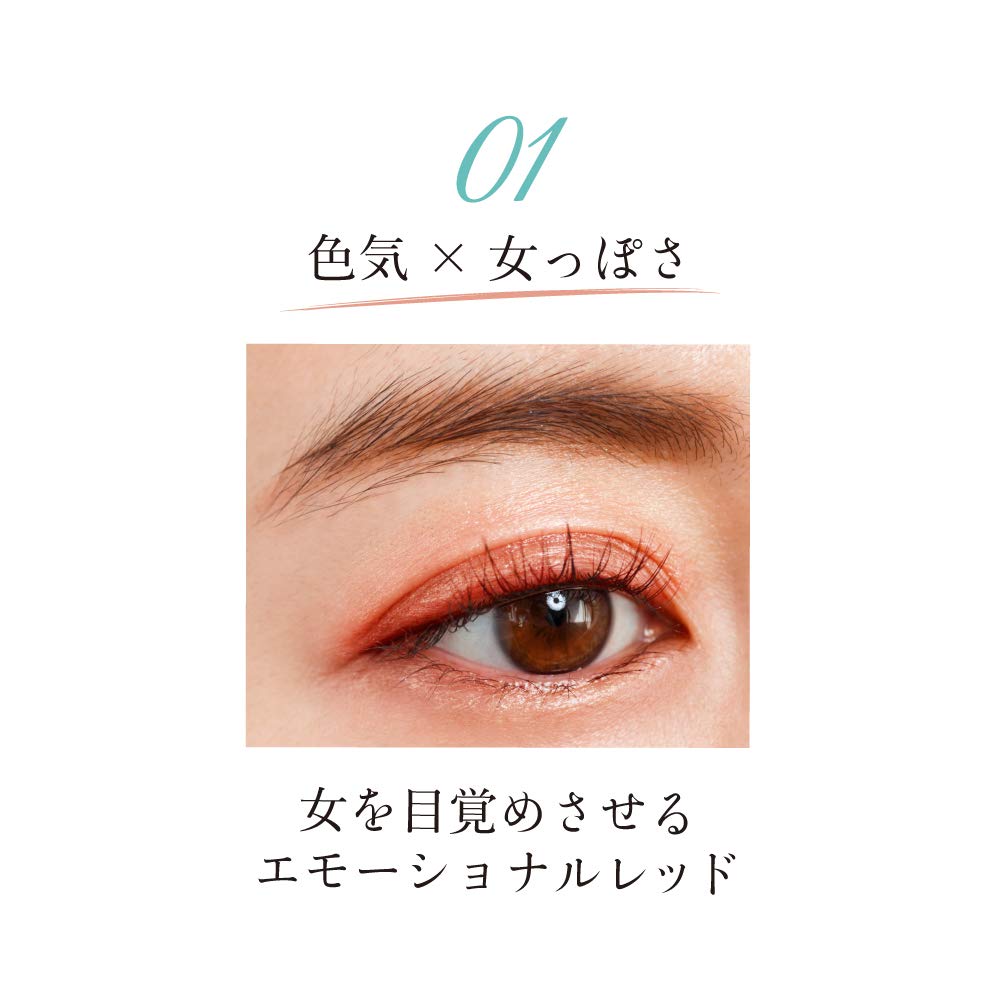 Fujiko不二子Shake Shadow 01情感红5g眼影