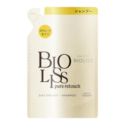 SALON STYLE Biolis Pure Retouch Unesara Shampoo Refill 340mL Straight Type Straight and Smooth Curly Hair Wavy