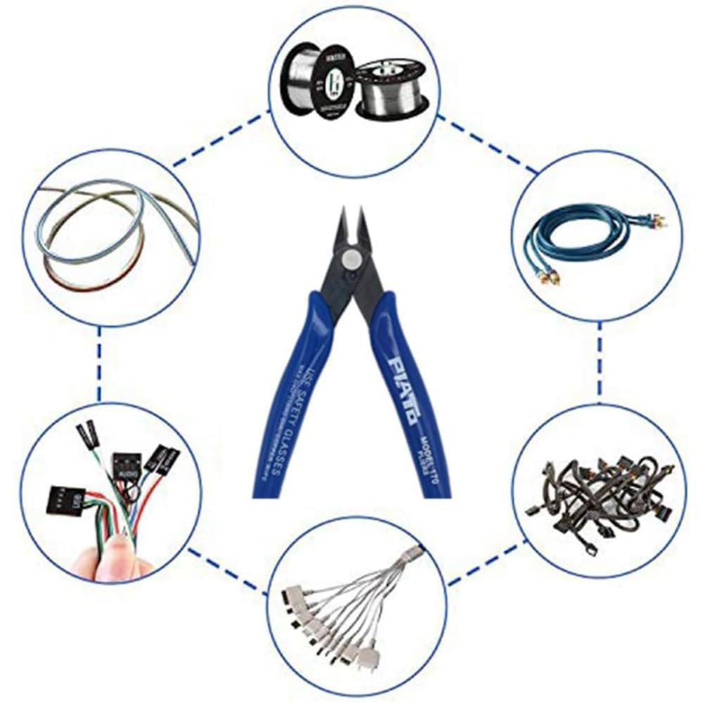 Deep in the Mountains Tapered Thin Blade Nippers High Quality Chrome Vanadium Steel Plastic Model Tools
