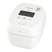 Zojirushi Mahobin Rice Cooker 5.5 Go Flame Cooker Flagship Model Pressure IH Type Made in Japan 2 Care Points Silk White NW-FC10-WZ