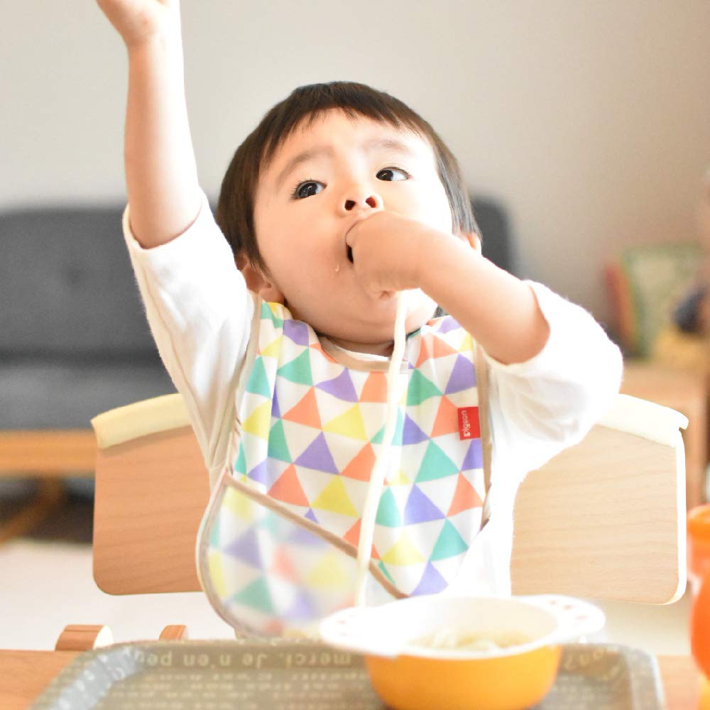 PIGEON 비둘기 처음의 이유식 앞치마 얼룩이 떨어지기 쉬운 타입 (요다레카케·스타이)
