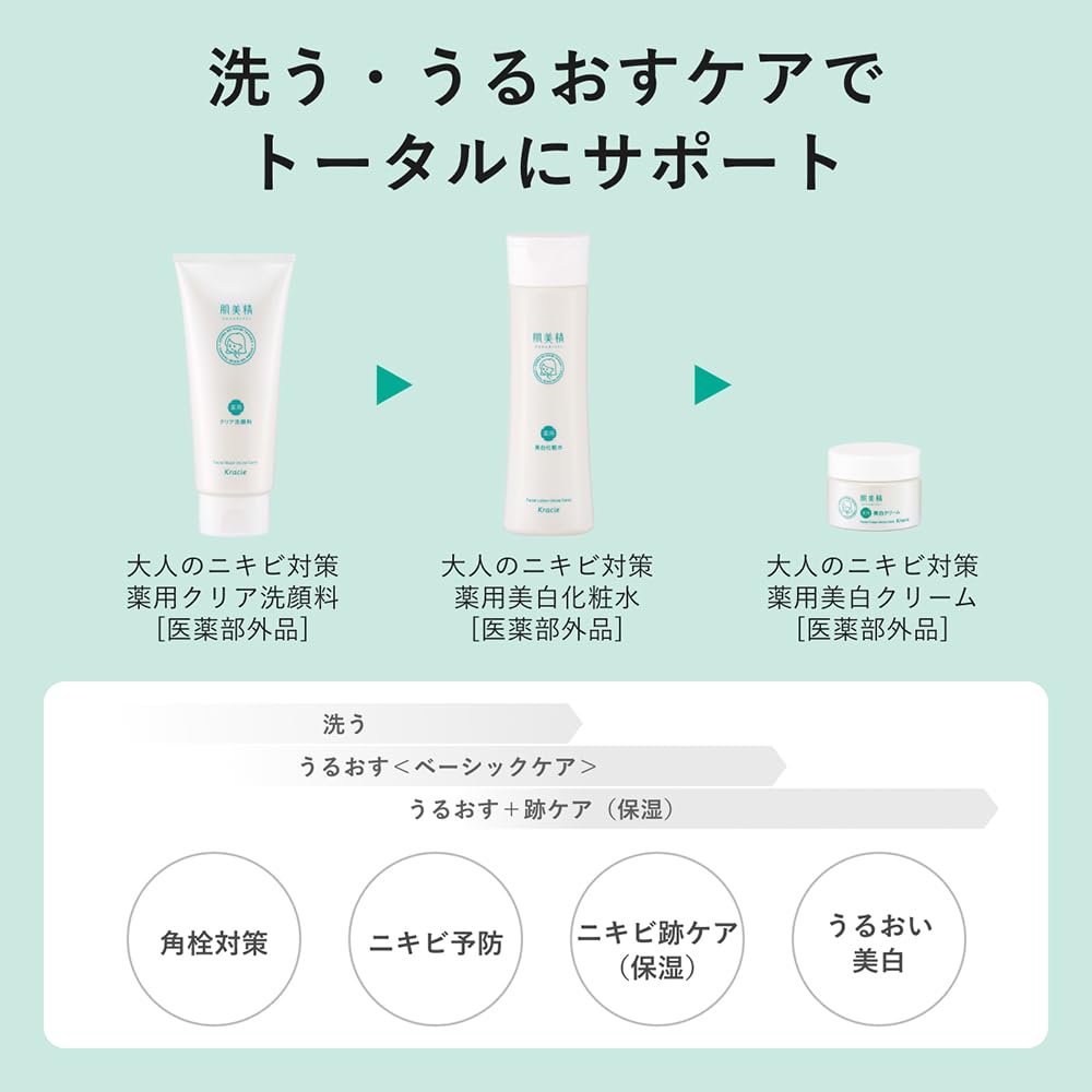 피부 미정 어른의 여드름 대책 약용 미백 크림 50g (의약 부외품)