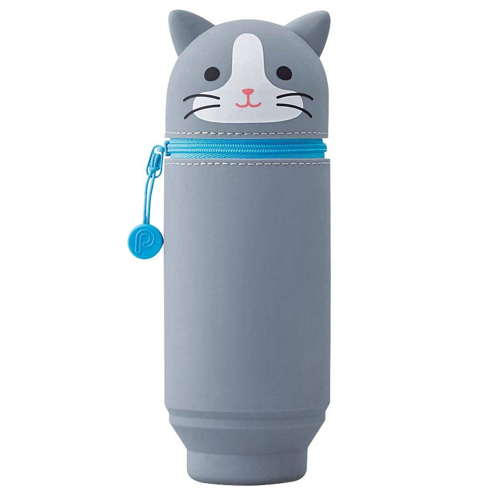 Hộp đựng bút Lihito Lab BIG Puni Lab Hachiwareneko A7714-4