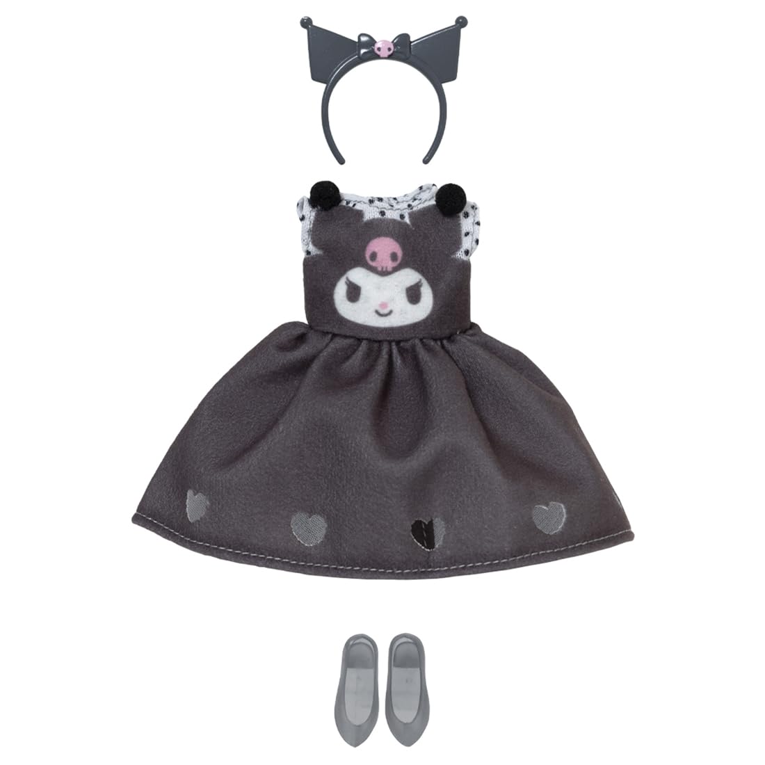 TAKARA TOMY Licca-chan Dress My Choice Sanrio Characters One Piece & Headband Kuromi Dress-up Play Toy Ages 3+