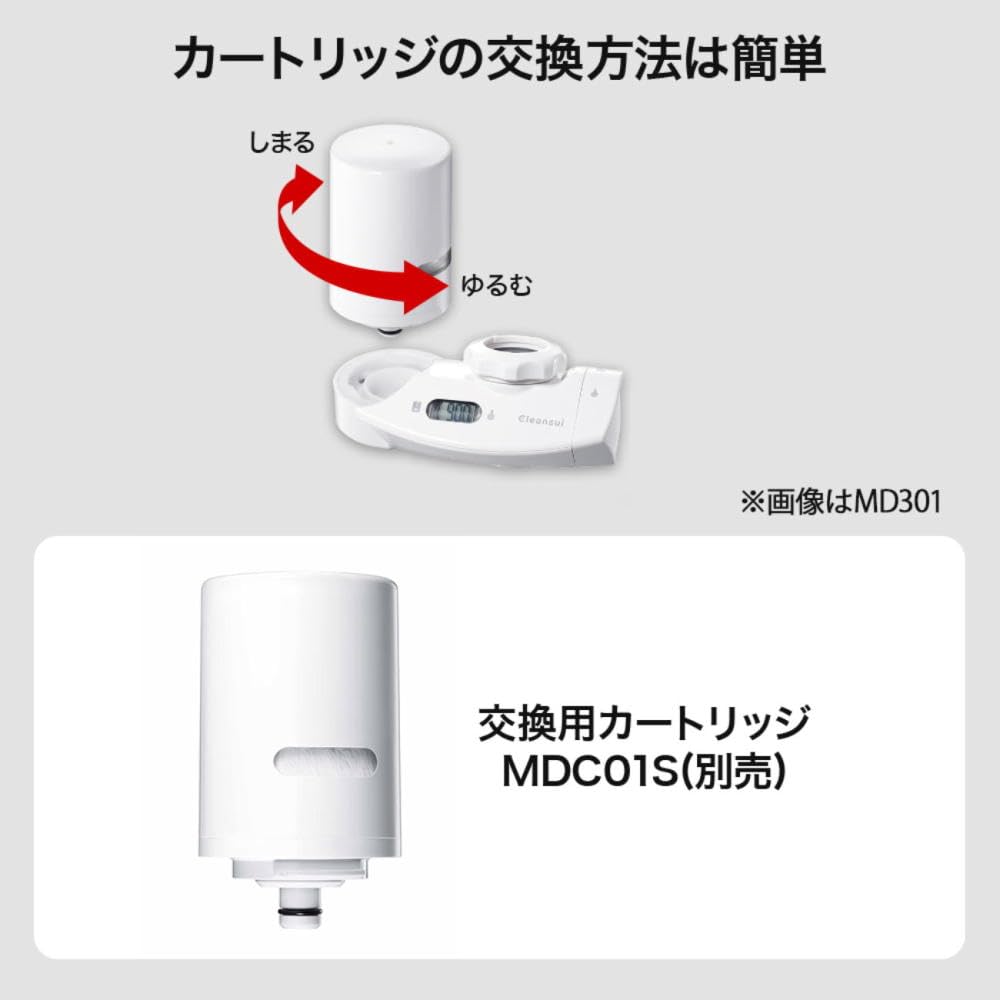 クリンスイ 浄水器 蛇口直結型 MONOシリーズ 交換カートリッジ 2個入り MDC01SW