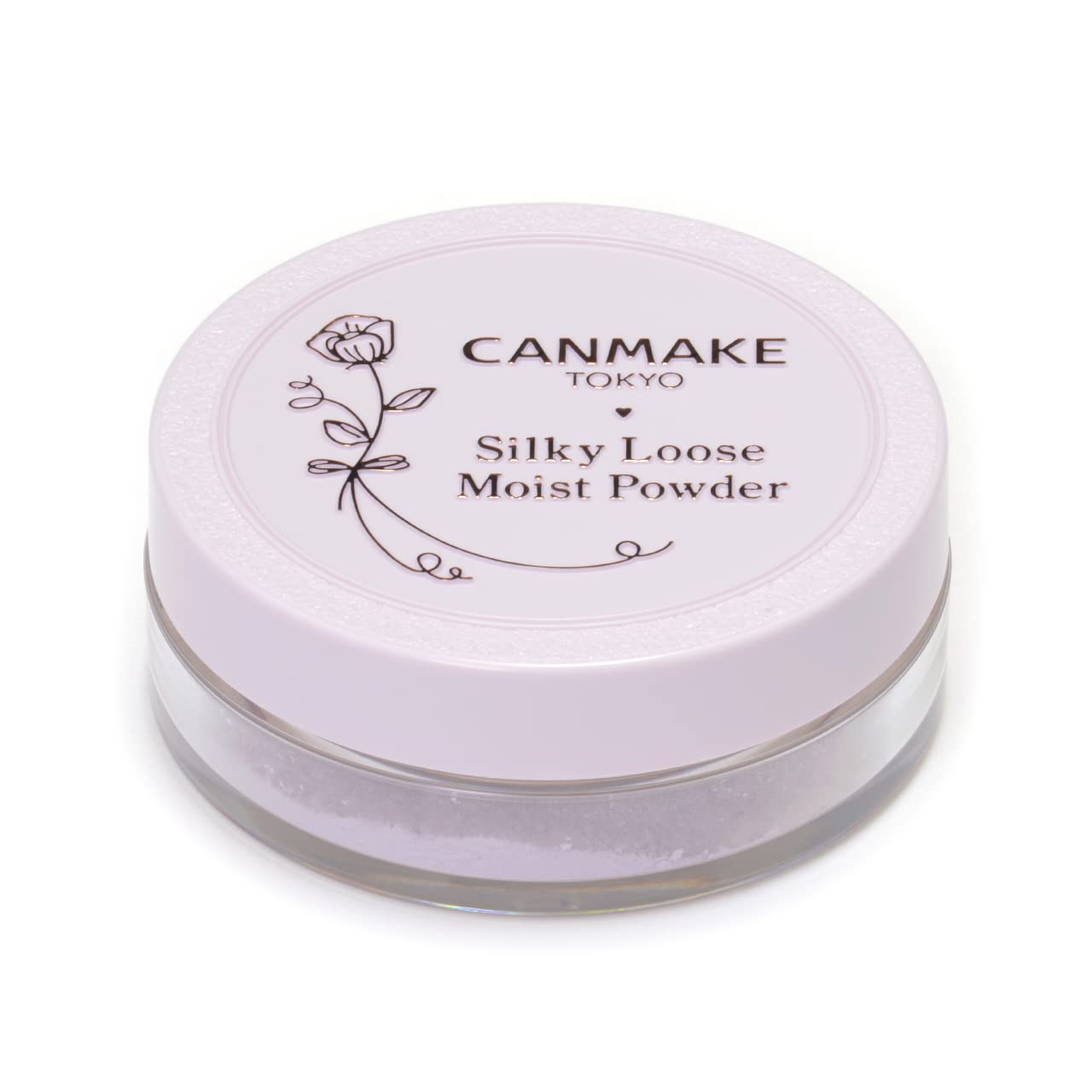 Canmake Silky Loose Moist Powder 02 Sheer Lavender 6.0g Loose Powder Moisturizing Smooth
