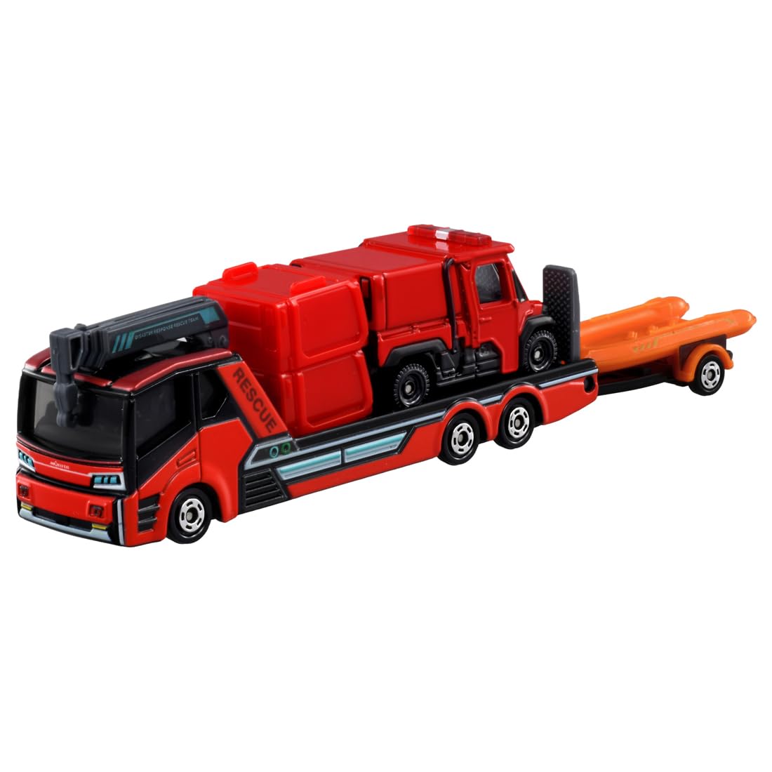 TAKARA TOMY Tomica 长型 Tomica 132 号森田小型越野消防车红色瓢虫和运输车迷你汽车玩具适合 3 岁以上