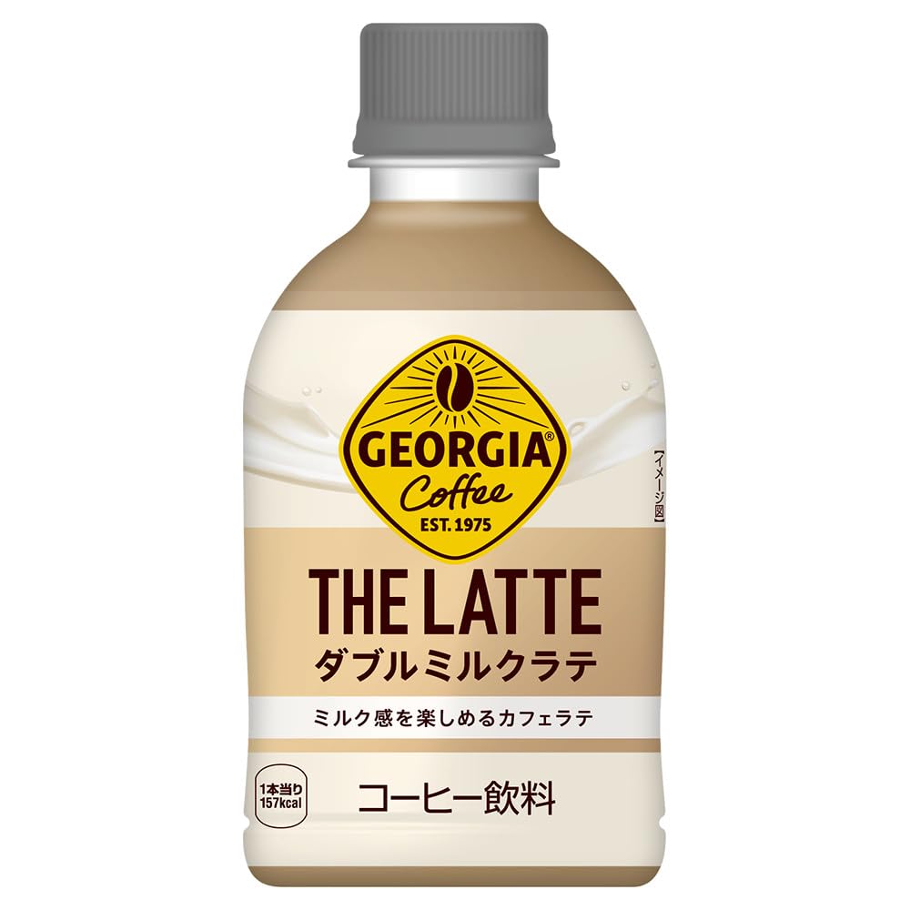 Coca-Cola Georgia The Latte Double Milk Latte 280mlPET x 24 bottles