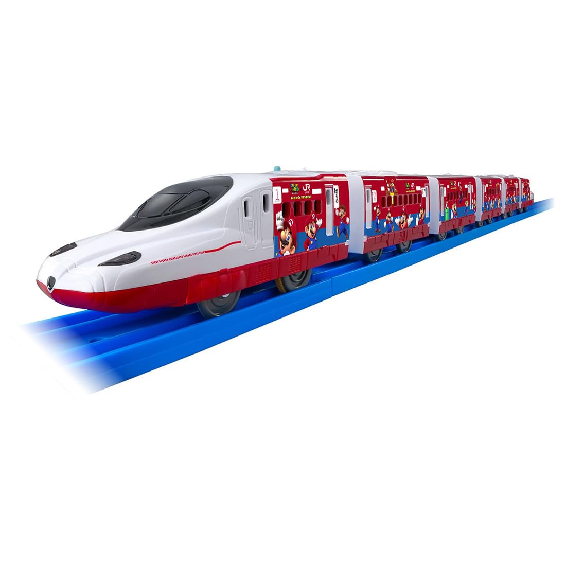 TAKARA TOMY Plarail JR Kyushu Super Mario Train West Kyushu Shinkansen Seagull Train Toy Ages 3+