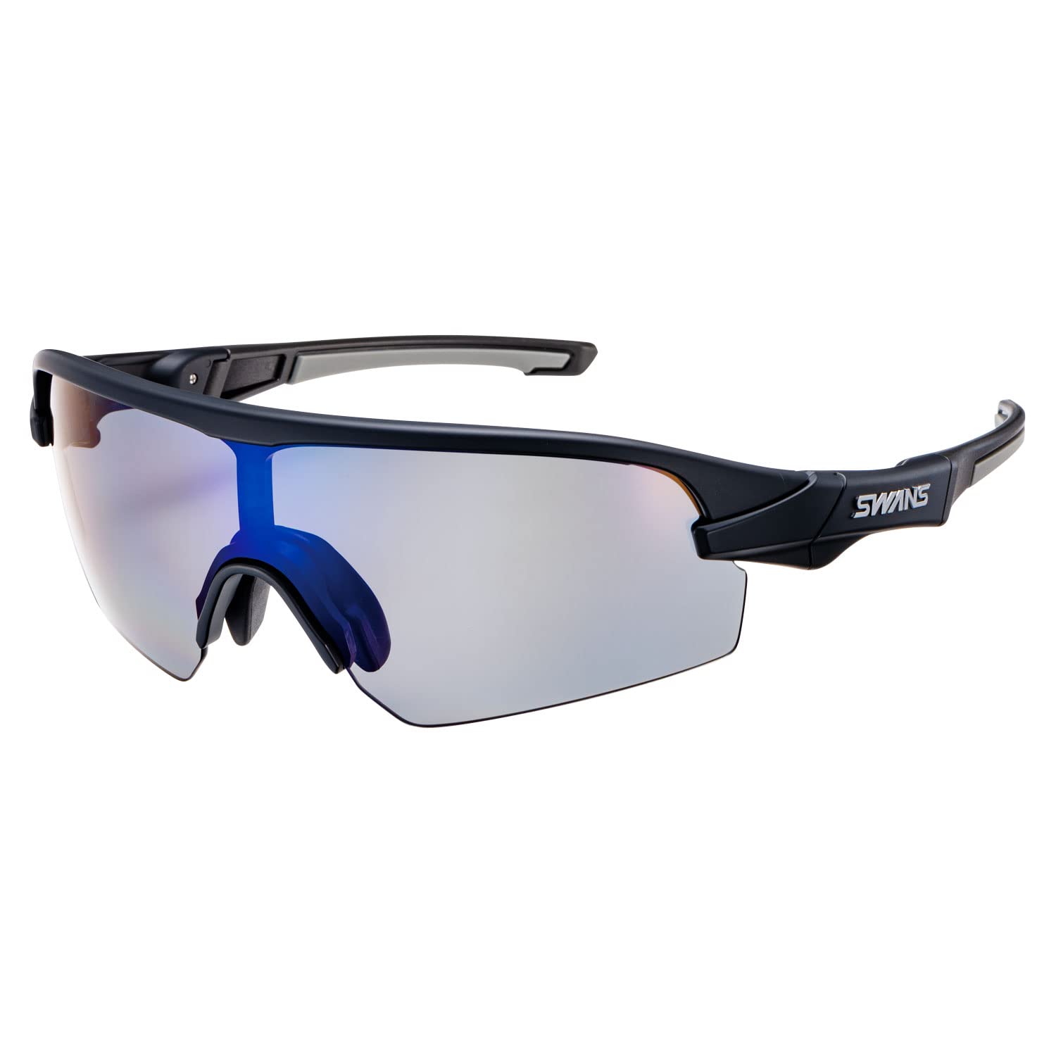 SWANS Sports Sunglasses STRIX D.A. STX DA-0151 MBK Made in Japan Polarized Lens Matte Black/Polarized Smoke (Double-sided Multi)