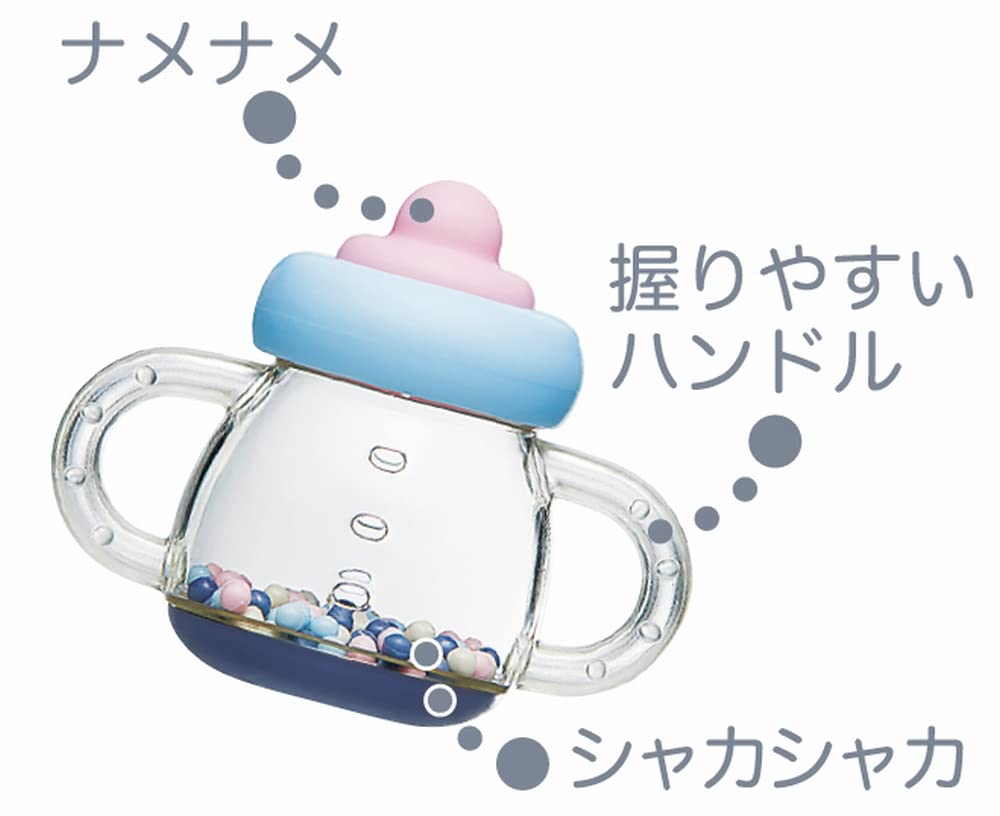 Toy Royal Grayish Basic toy Shakashaka Honyubin Gray (Washable/Rattle) Disinfectable Toy (Easy to Grip/Soft) Baby Dull Color