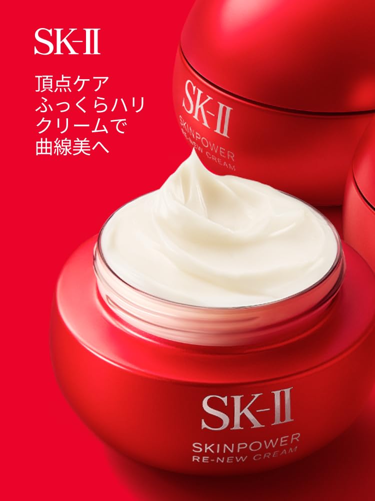SK-II | 스킨 파워 리뉴 크림 50g | 페이스 크림 | 모공 케어 주름 개선 에이징 케어 보습 크림 | 네로리오 레인지의 향기 | 니아신 아미드 피테라 ™ 배합 |