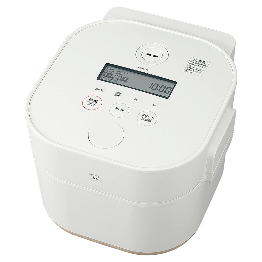Zojirushi Mahobin automatic cooking pot STAN. White EL-KA23-WA