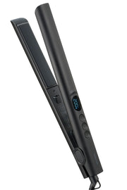 TESCOM Straight Iron, Negative Ion, Nano Ceramic Coating, 25mm, 120~200℃, Temperature Lock/Memory, Compatible with Overseas, Auto Off, Open/Close Lock, Comes with Dedicated Pouch, 1.7m, Black, TS360A-K