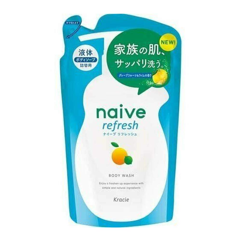 Naive Refresh Body Soap Refill (sea mud combination) 380ml