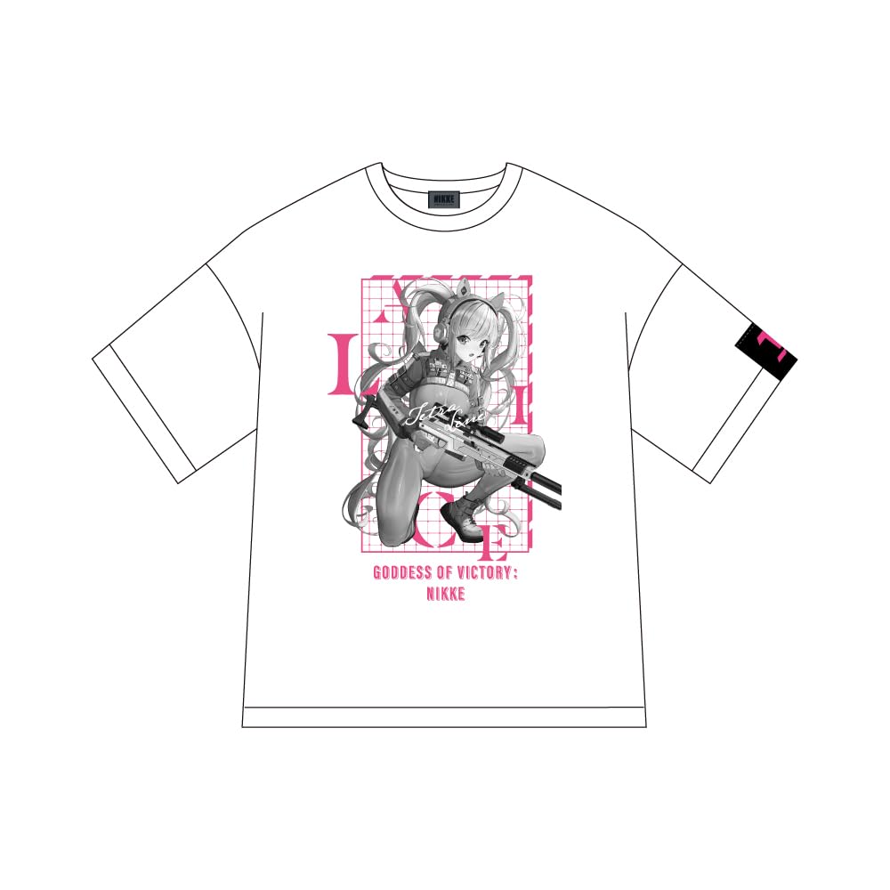 Algernon Products NIKKE Alice M เสื้อยืดผ้าฝ้าย