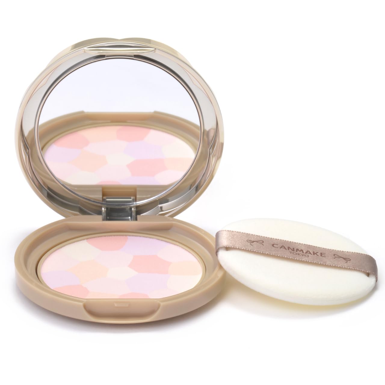 Canmake Marshmallow Finish Powder ~Abloom~ 02 Sakura Tulle Tone Up Face Powder Complexion Correction Off with just face wash UV cut 1 piece (x 1)