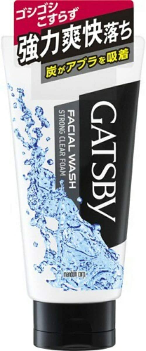 MANDOM Gatsby Facial Wash Strong Clear 130g