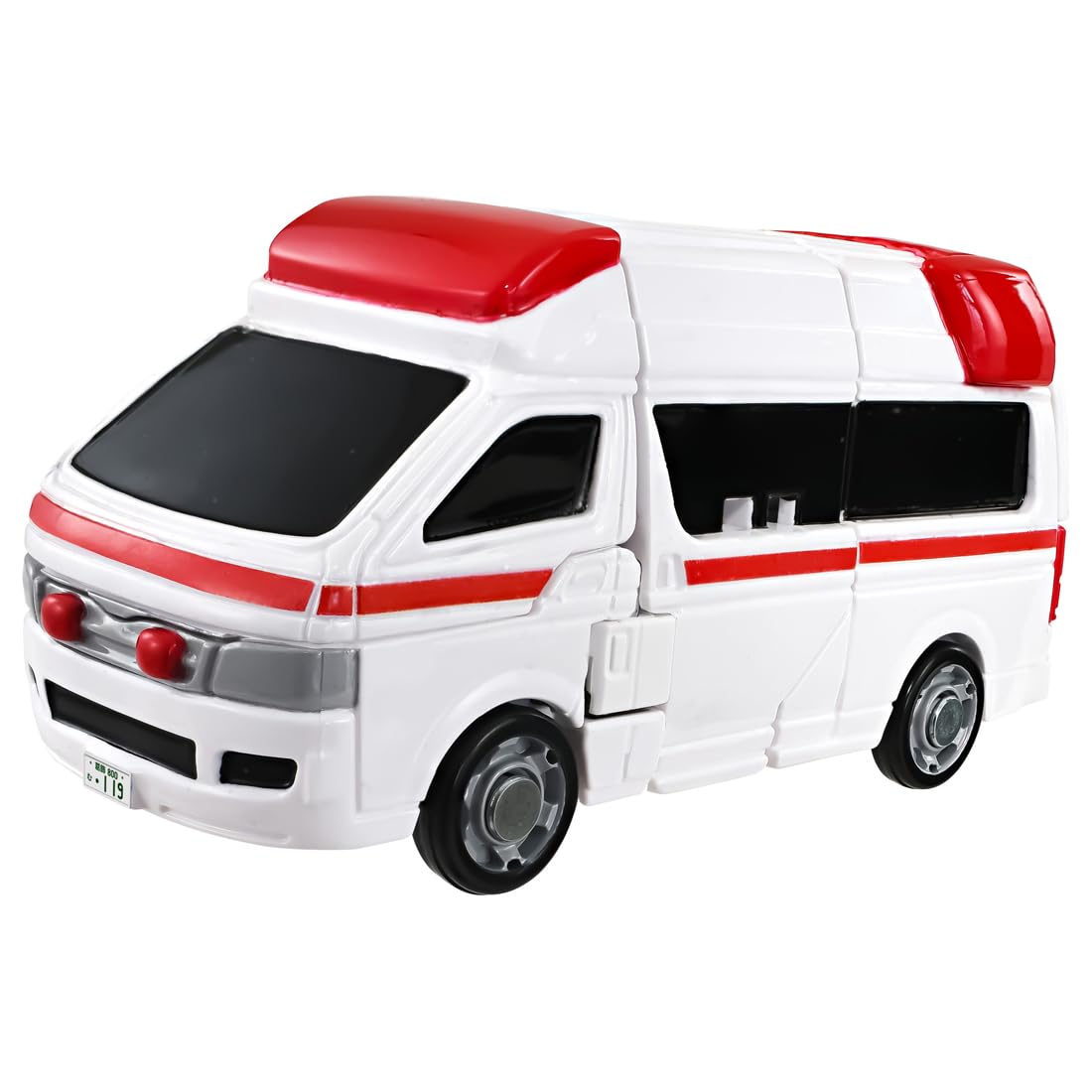 TAKARA TOMY Tomica Job Labor TJB03 Medi Braver Toyota Himedic Ambulance Mini Car Toy Ages 3+