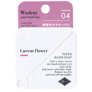 Nol Corporation Paper Soap Wash Knee Paper Hand Soap 40 Pieces Lucent Flower OZ-WSN-1-4