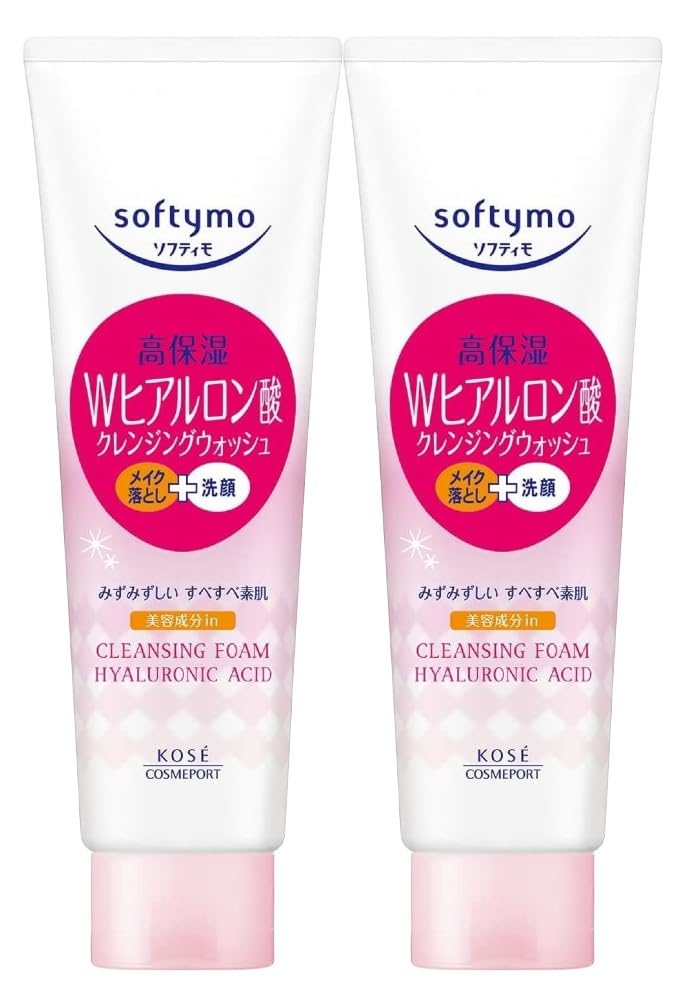 Sữa rửa mặt Softymo Super Wash HA 190g x 2 bộ