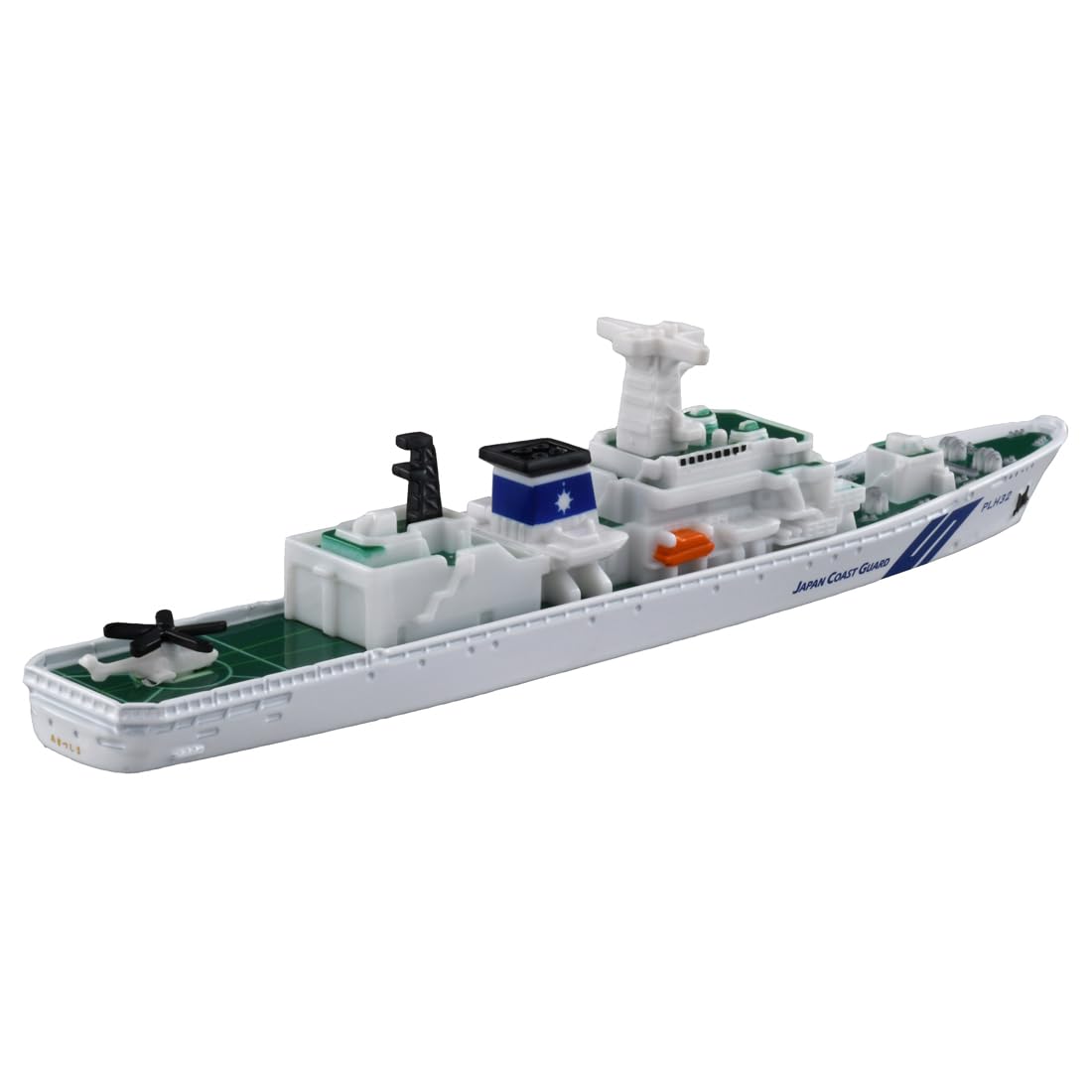TAKARA TOMY Tomica Long Type Tomica No.140 Japan Coast Guard Patrol Boat Akitsushima PLH32 Mini Car Toy Ages 3 and up