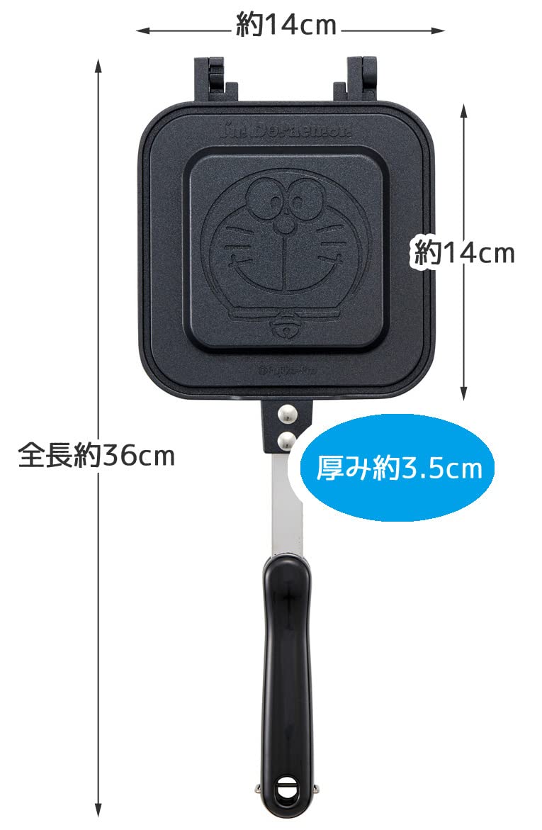 Skater 热制砂机 可爱烘焙直火铝制 我是哆啦A梦 易清洁 ALHOS1-A