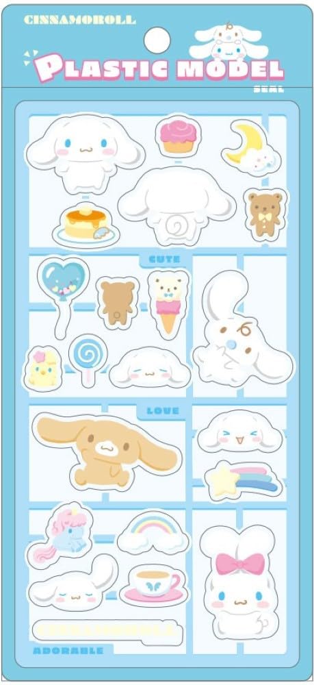 Tees Factory Sanrio Characters Seal Plastic Model Style Cinnamoroll